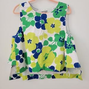 Nettle Studios Side Panel Tank in Green Gardens